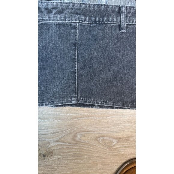 2/$30 NWT PrettyLittleThing Petite 6 Dark Gray Denim Bustier - Picture 8 of 12